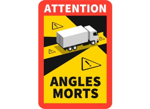 Dode Hoek Magneet Sticker